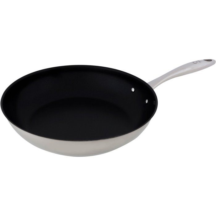 Image secondaire de Poêle Sauteuse Classic en Acier Inoxydable Ø28 cm - Anti-adhésive