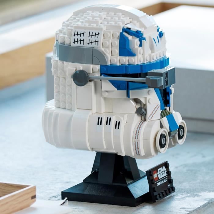 LEGO Star Wars 75349 Le Casque du Capitaine Rex, Maquette a Construire pour Adultes