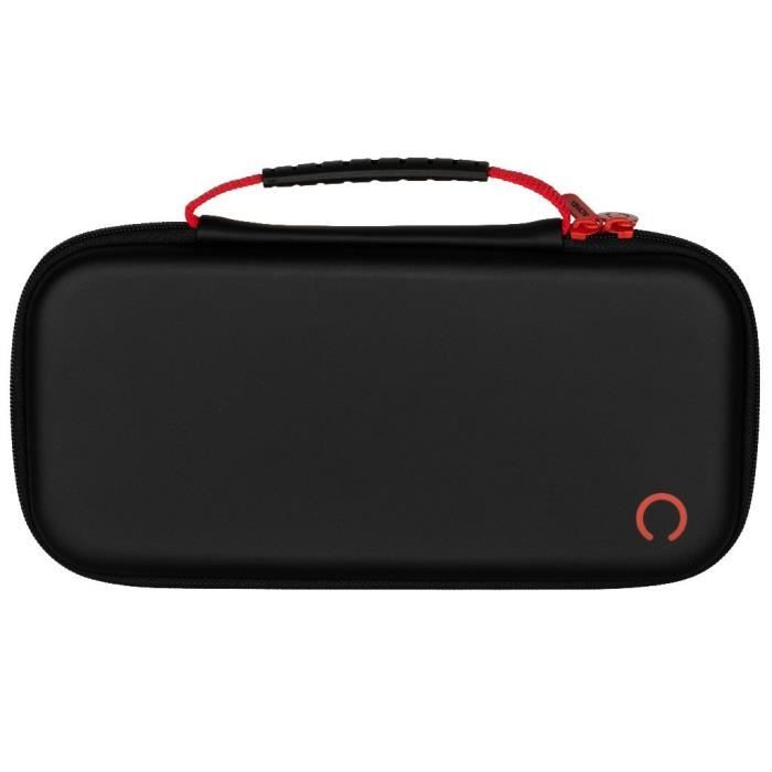 Housse de protection et transport - KONIX - Console Nintendo Switch 2 - Filet rangement accessoires - 8 compartiments jeux - Noi