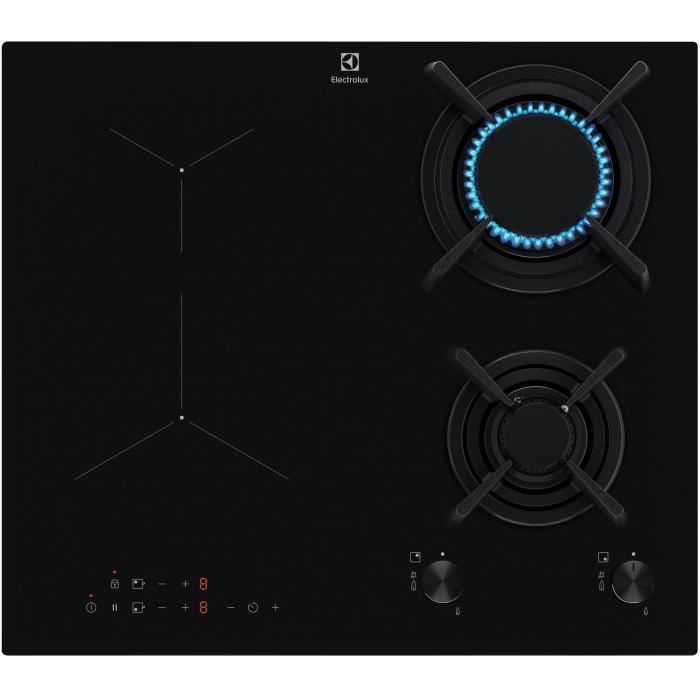 Plaque de cuisson mixte Electrolux KDI640713K 4 foyers 59 x 52 cm Noir