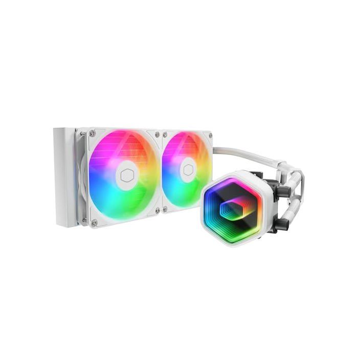 Image secondaire de Refroidissement PC - COOLER MASTER - MLW-D24M-A18PA-RW - MasterLiquid 240 Core II WHITE ARGB