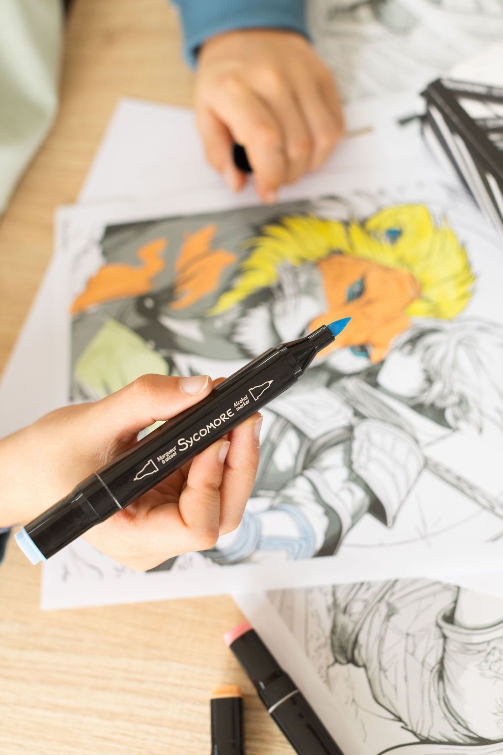 Image secondaire de Coffret créatif Héros Guerriers - Dessin et Marqueurs pour Enfants