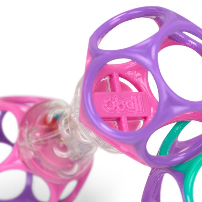 Image secondaire de Coffret Cadeau de Naissance Fille O'Ball avec Hochet et Jouet Coloré