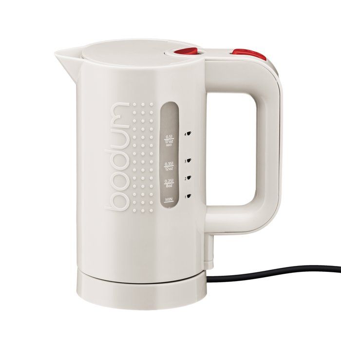 Bouilloire Électrique BODUM BISTRO 0,5 L - Design Compact Blanc