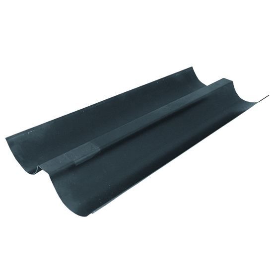 DE BUYER Gouttiere a tuiles/pain en tôle bleue - 35 x 14 cm