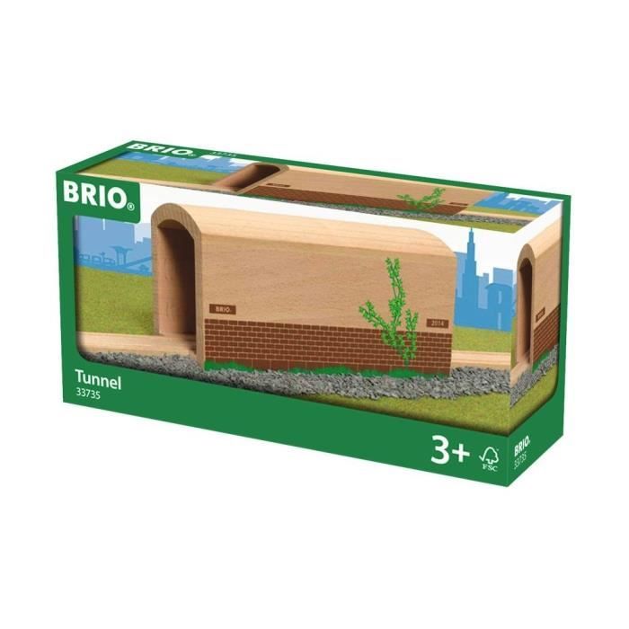 Brio World Tunnel - Accessoire pour circuit de train en bois - Ravensburger - Mixte des 3 ans - 33735
