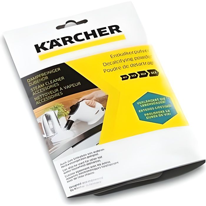 KARCHER Lot de 6 sachets de poudre détartrante