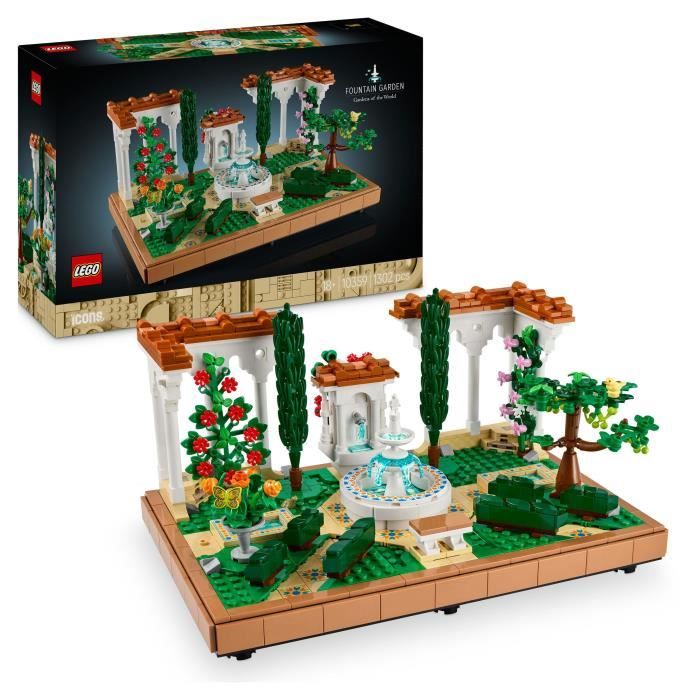 LEGO Icons 10359 El Jard�n Andaluz Regalo para adultos amantes de la jardiner�a y los viajes