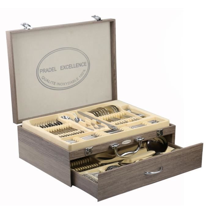 PRADEL EXCELLENCE AMBIANCE Ménagere 84 pieces
