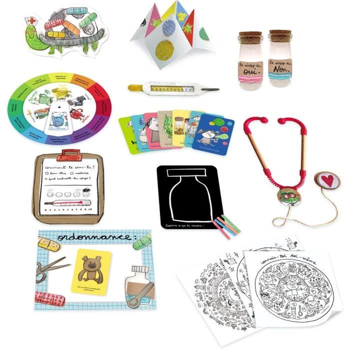 Image secondaire de Jeu éducatif - NATHAN - Le coffret du Docteur des émotions - Des 3 ans - Multicolore - 1 joueur ou plus