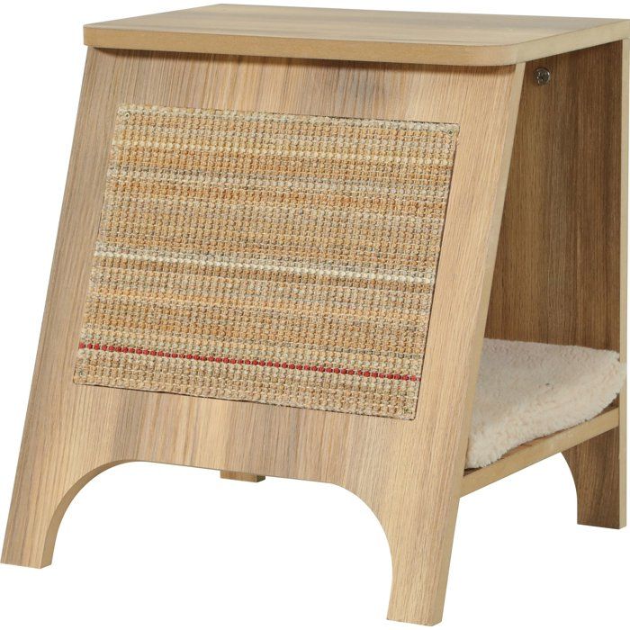 Image secondaire de Console 3-en-1 pour chat ZOLUX - Griffoir, Couchage et Table d'Appoint Beige