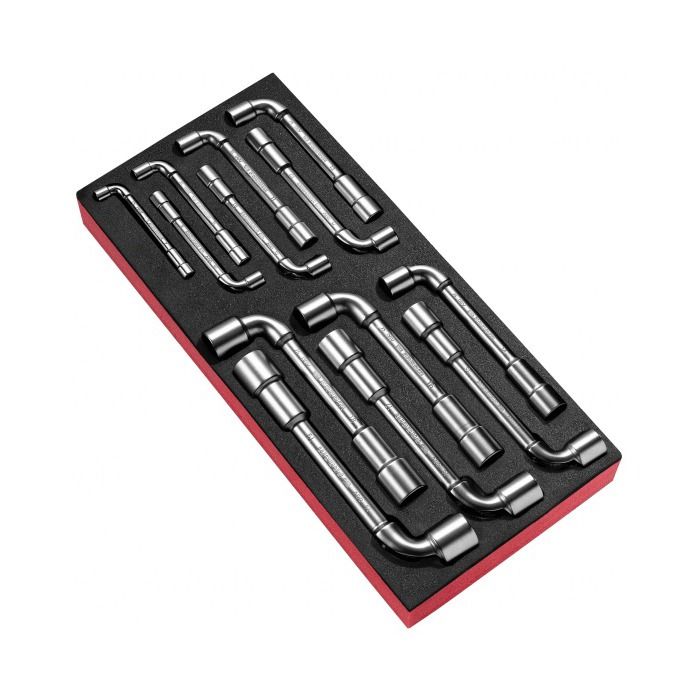 Image secondaire de Ensemble de 13 clés à pipe débouchées métriques - FACOM série 75