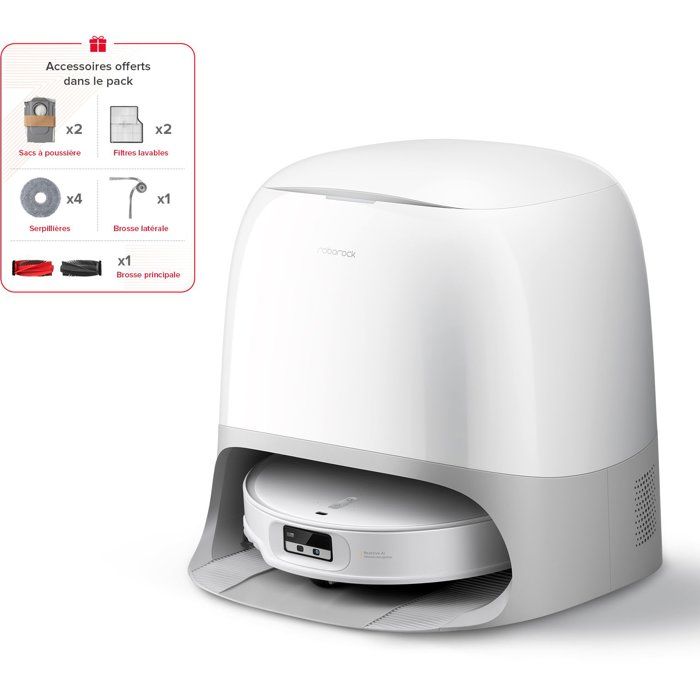 Image secondaire de Aspirateur Robot Laveur Roborock Qrevo Curv 2 ProX - Nettoyage Intelligent et Design Élégant