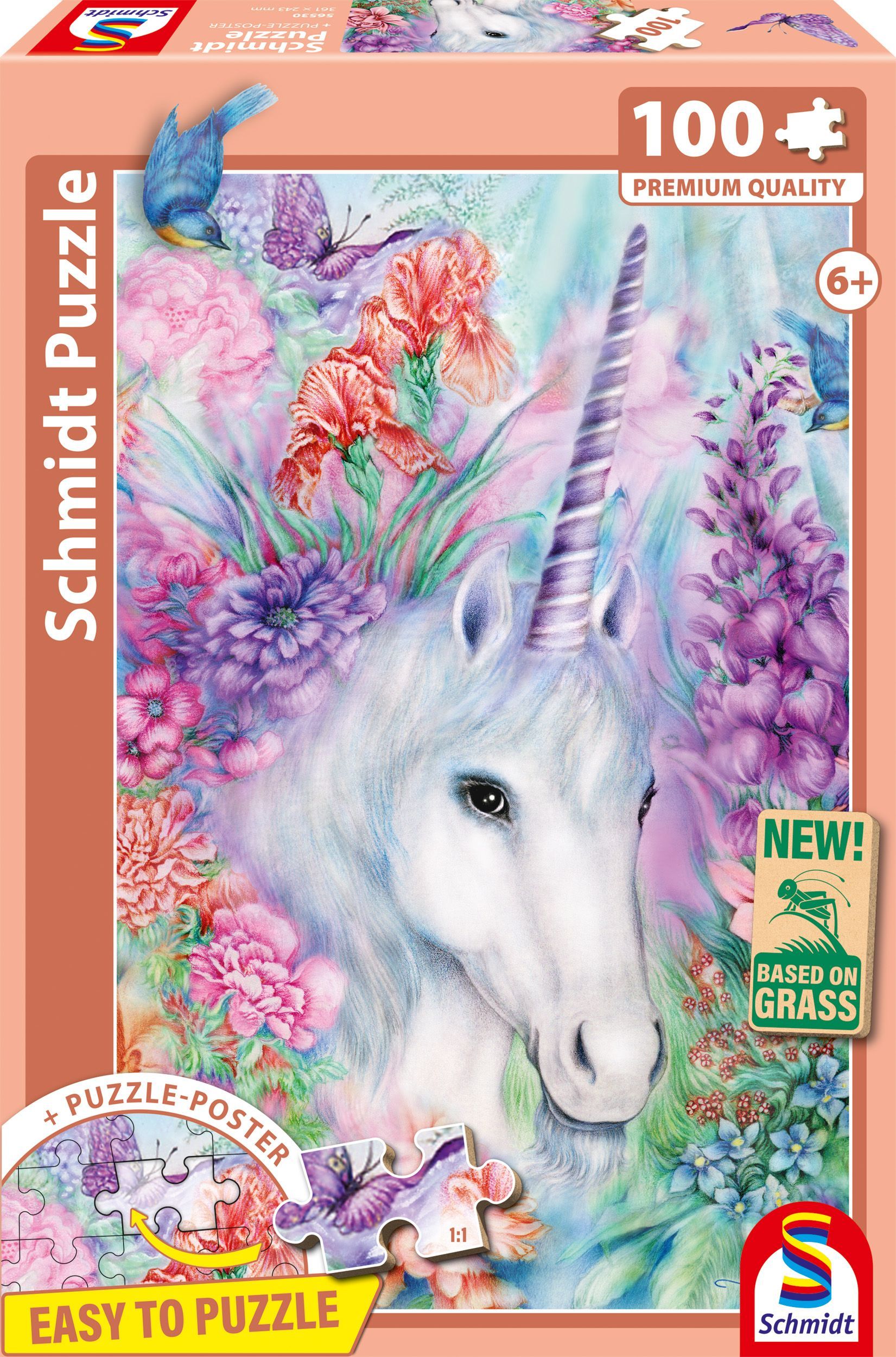 Puzzle Douce Beauté de la Licorne - 100 Pièces - Schmidt Spiele