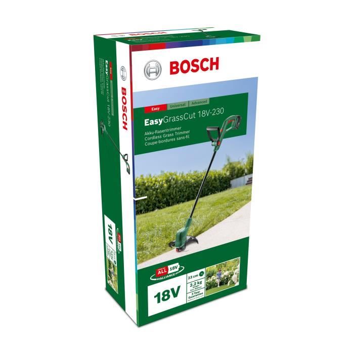 Coupe-bordures Bosch - EasyGrassCut 18-230 (Livré avec 1 batterie et 1 chargeur) - PowerForAll