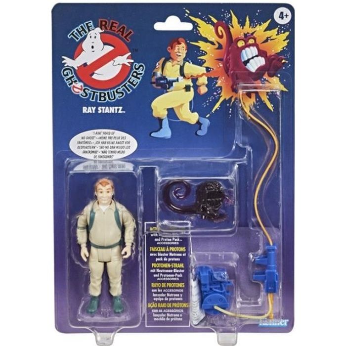 GHOSTBUSTERS Kenner Classics - Figurines rétro Ray Stanz et fantôme Enrobe -Tout avec pack de protons et accessoires