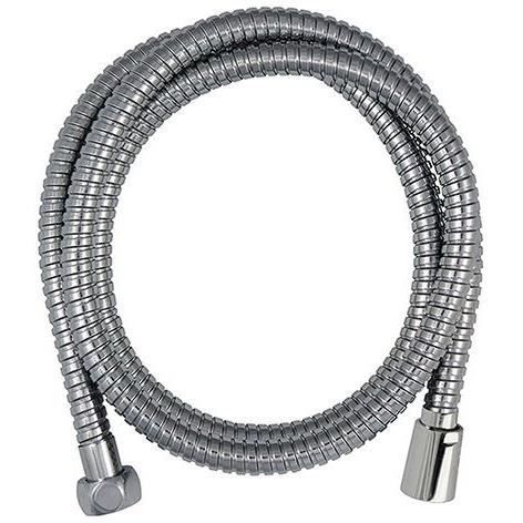 Flexible de douche - ROUSSEAU - Écrous métal anti-torsion - Réduction du débit - Longueur 2 m - Inox chromé double agrafage