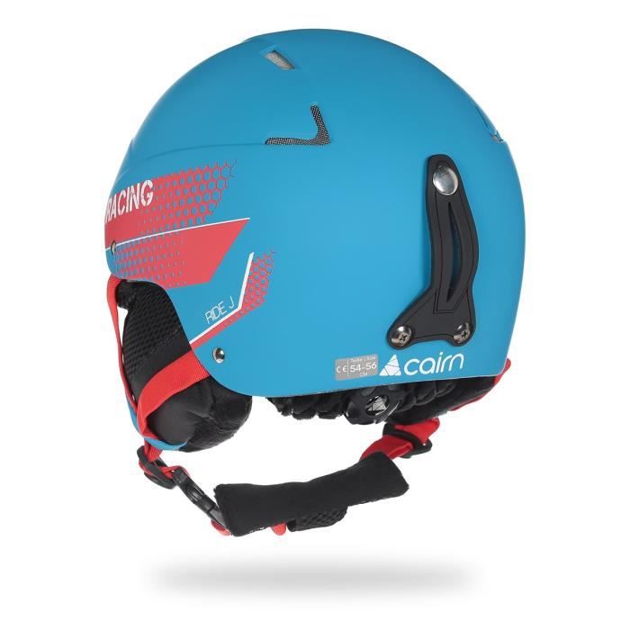 CAIRN Casque de ski Ride J Mat Racing - Bleu azur