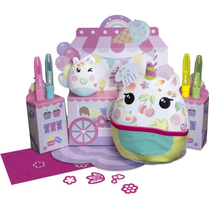 Image secondaire de Blopens XTRA - Licorne Rose Squishy avec Pochoirs Magiques