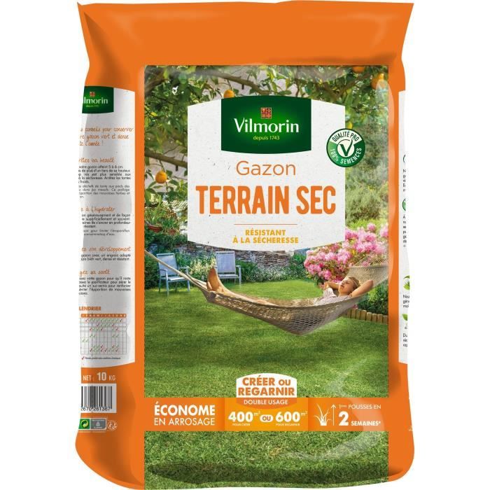 Image secondaire de VILMORIN Semences de gazon rustique pour terrain sec - 10 kg