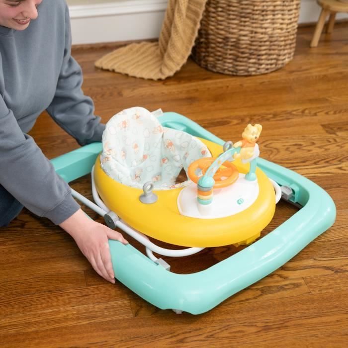 Image secondaire de DISNEY BABY -WINNIE- Trotteur bébé évolutif et pliable 2-en-1, Jouet d'éveil amovible intégré, Musique, Lumieres, Hauteur Réglab