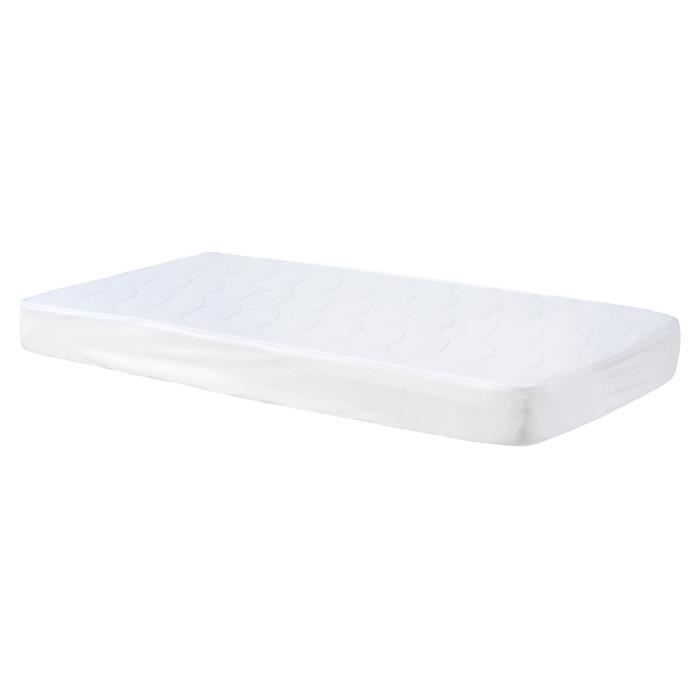 Protege matelas - Alese DOMIVA Nova - 100% Polyester - Maille 3D - Blanc - 60 x 120 cm