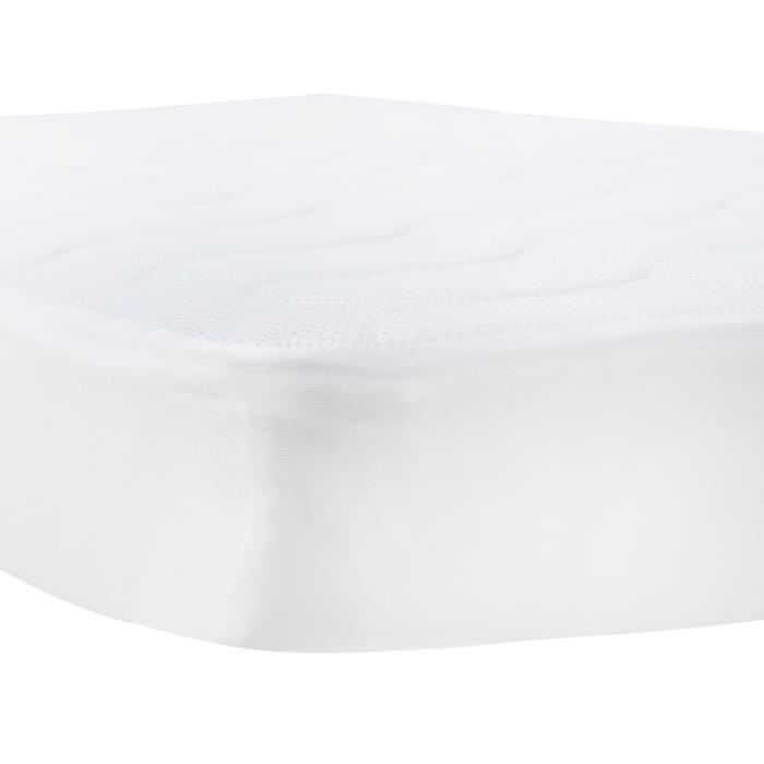 Protege matelas - Alese DOMIVA Nova - 100% Polyester - Maille 3D - Blanc - 60 x 120 cm