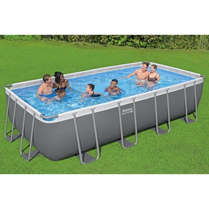 Image secondaire de Kit Piscine Hors Sol Rectangulaire Steel Pro Max 549x274 cm
