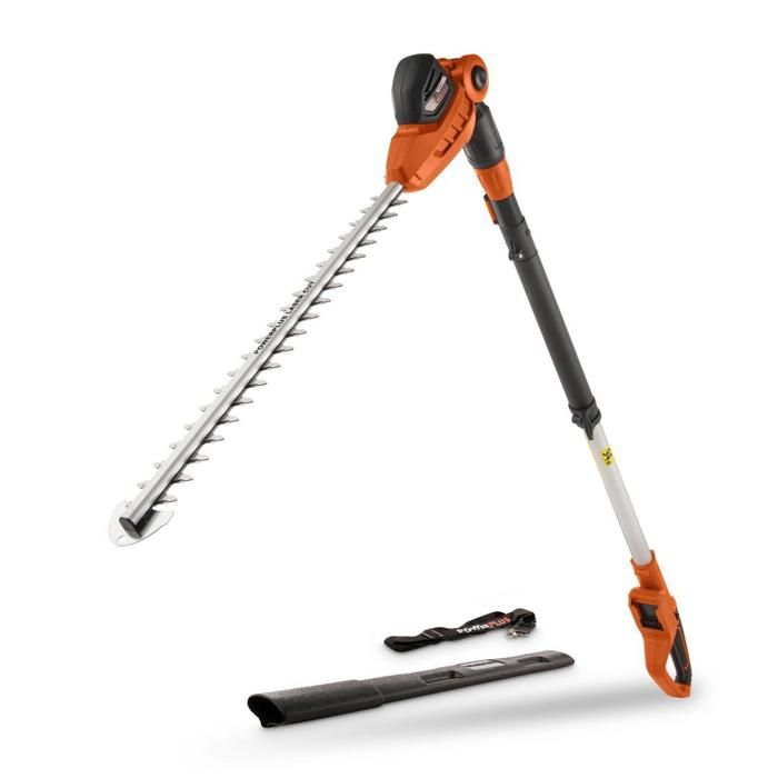 Dimensione a doppia altezza di potenza Powdpg75380 - 40 V Batteria, senza batteria o caricabatterie, lama da 600 mm, deviazione da 20 mm