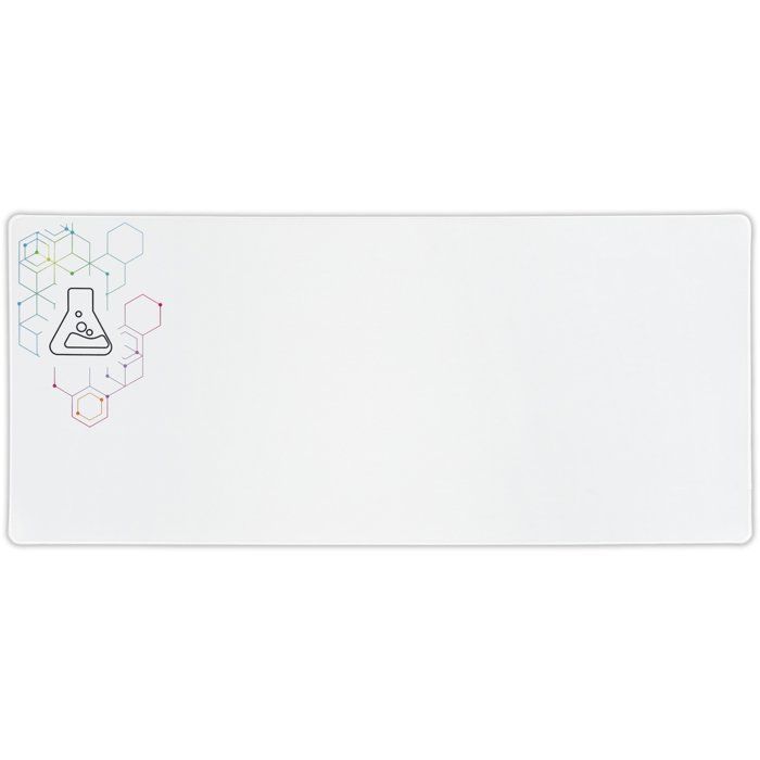Tapis de Souris XXL Anti-Dérapant - THE G-LAB - Design Épuré Blanc