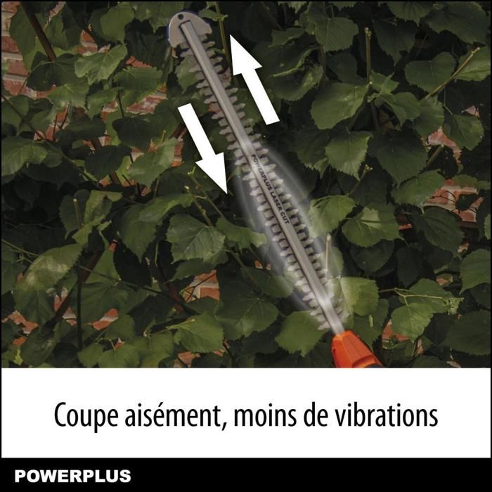 Image secondaire de Taille-Haie Télescopique POWERPLUS 40V - Lame de 600 mm