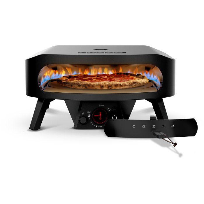 Four à Pizza Gaz COZZE M30 avec Pierre Rotative et Thermomètre - 8 kW