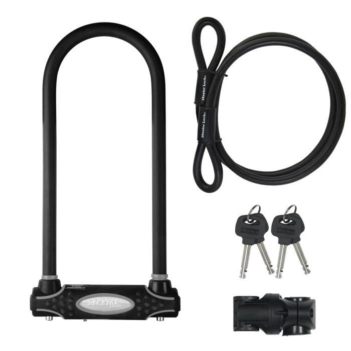 Antifurto MASTER LOCK con cavo - con chiave - Modello XL