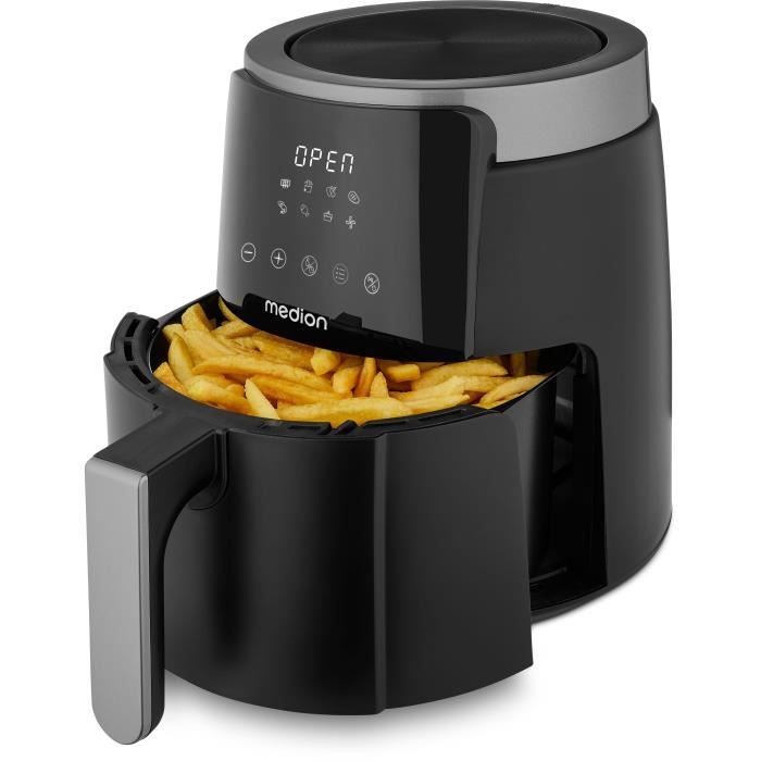 Image secondaire de Friteuse a air chaud - MEDION - MD13030 - 4,7 L - Digitale - 1500 W - Noir
