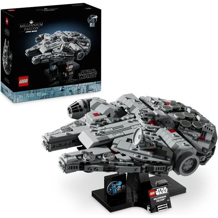 LEGO Star Wars 75375 Halc�n Milenario, Set de construcci�n, Nave espacial, Adultos