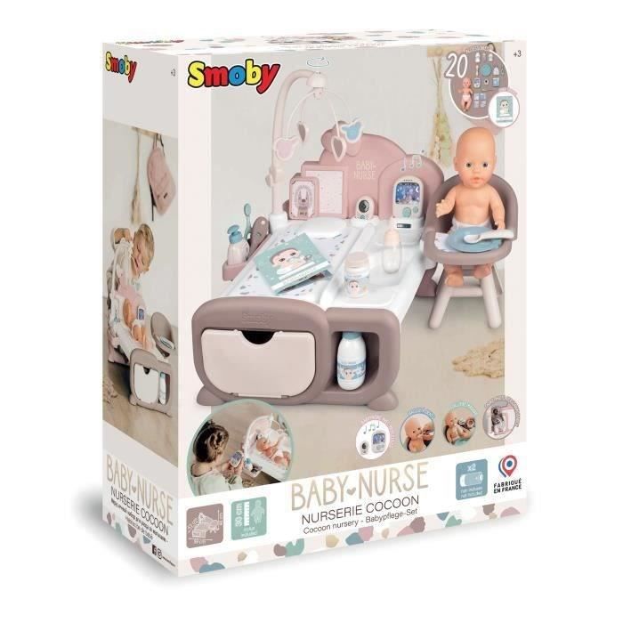 Smoby Baby Nurse nurserie cocoon - Piles non incluses - des 18 mois