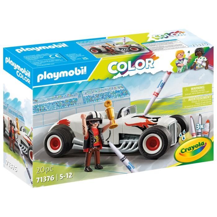 PLAYMOBIL 71376 PLAYMOBIL Color: Racing car - Create new stories in your colors - Ages 5 and up