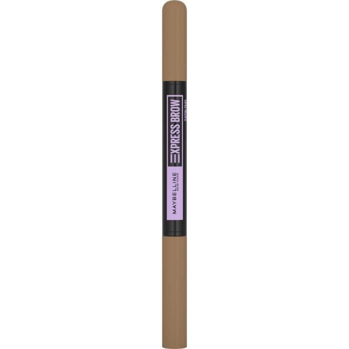 Crayon et poudre a sourcils 2-en-1 Brow Satin MAYBELLINE NEW YORK - 01 Dark blond