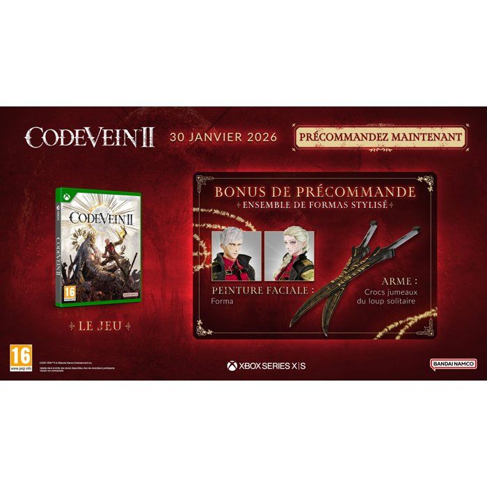 Image secondaire de CODE VEIN II - Aventure Épique sur Xbox Series X