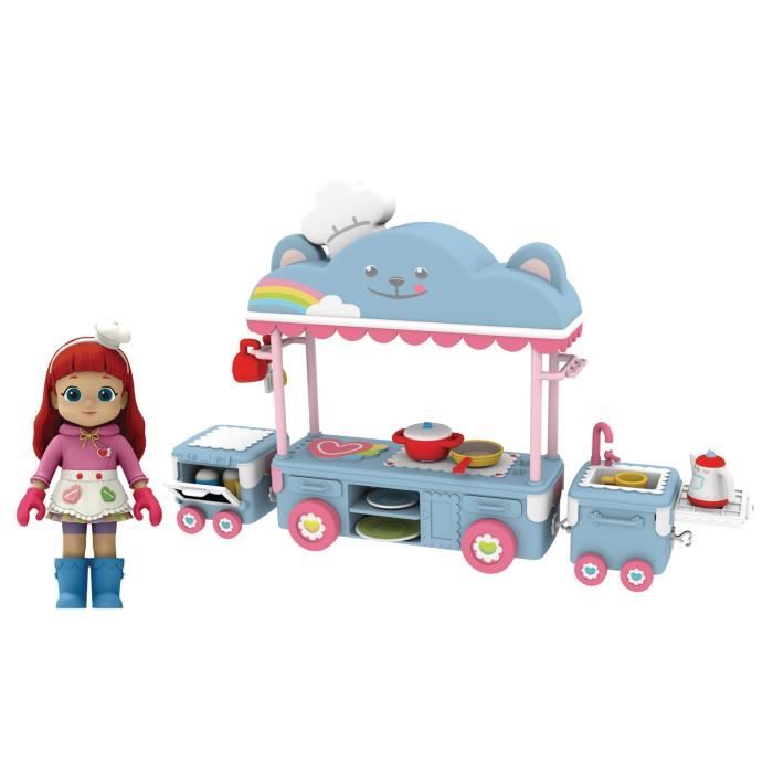 RAINBOW RUBY Set de Jeu Complet Cuisine Mobile et figurine Ruby - 89037 - 3 ans et +
