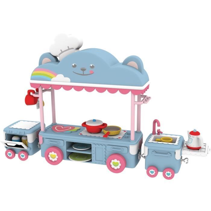 RAINBOW RUBY Set de Jeu Complet Cuisine Mobile et figurine Ruby - 89037 - 3 ans et +