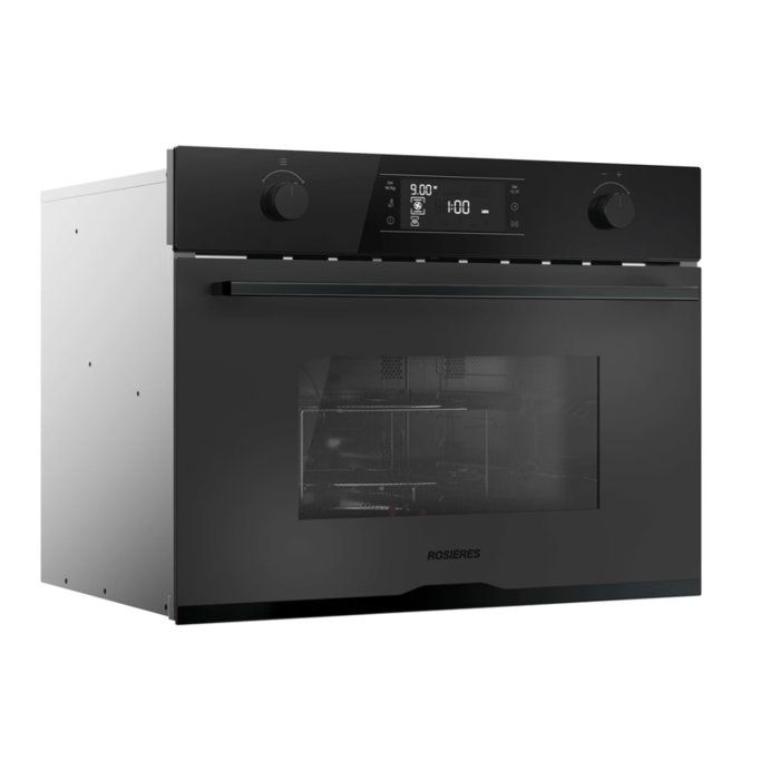 Image secondaire de Micro-ondes encastrable combiné Gril ROSIERES RMC44NSM2 - 44L Noir Matte