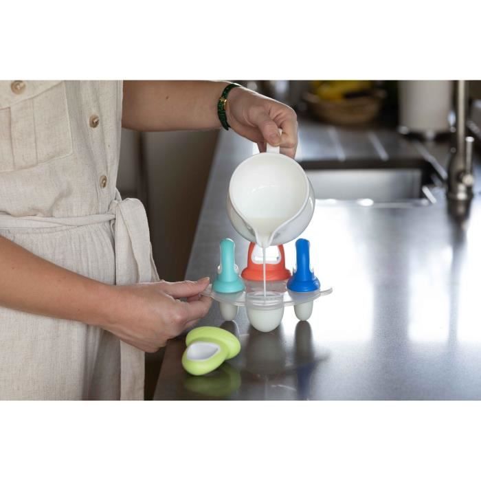 Image secondaire de Moules a glace - NUBY - Fruitsicles - 4 bâtonnets