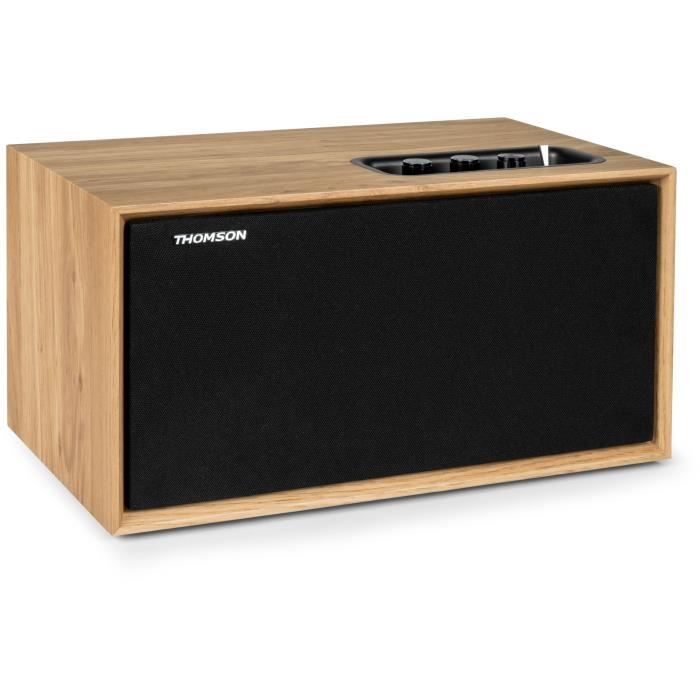 Image secondaire de Enceinte résidentielle en bois - THOMSON - WS502 - Bluetooth 5.0, 100W, RCA, USB, AUX-IN