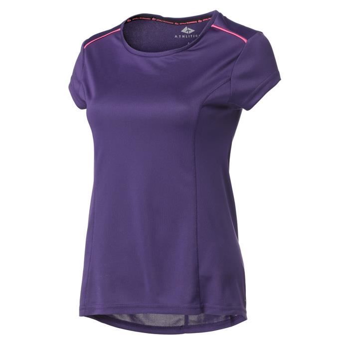 ATHLI-TECH T-shirt de running Abelia - Femme - Violet