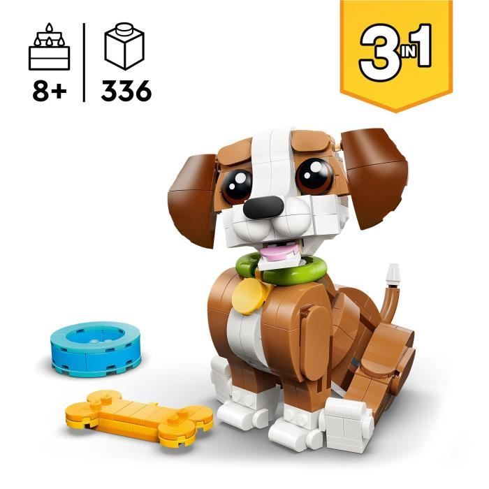 Image secondaire de LEGO Creator 3-en-1 : Le Chiot Joueur et ses Amis