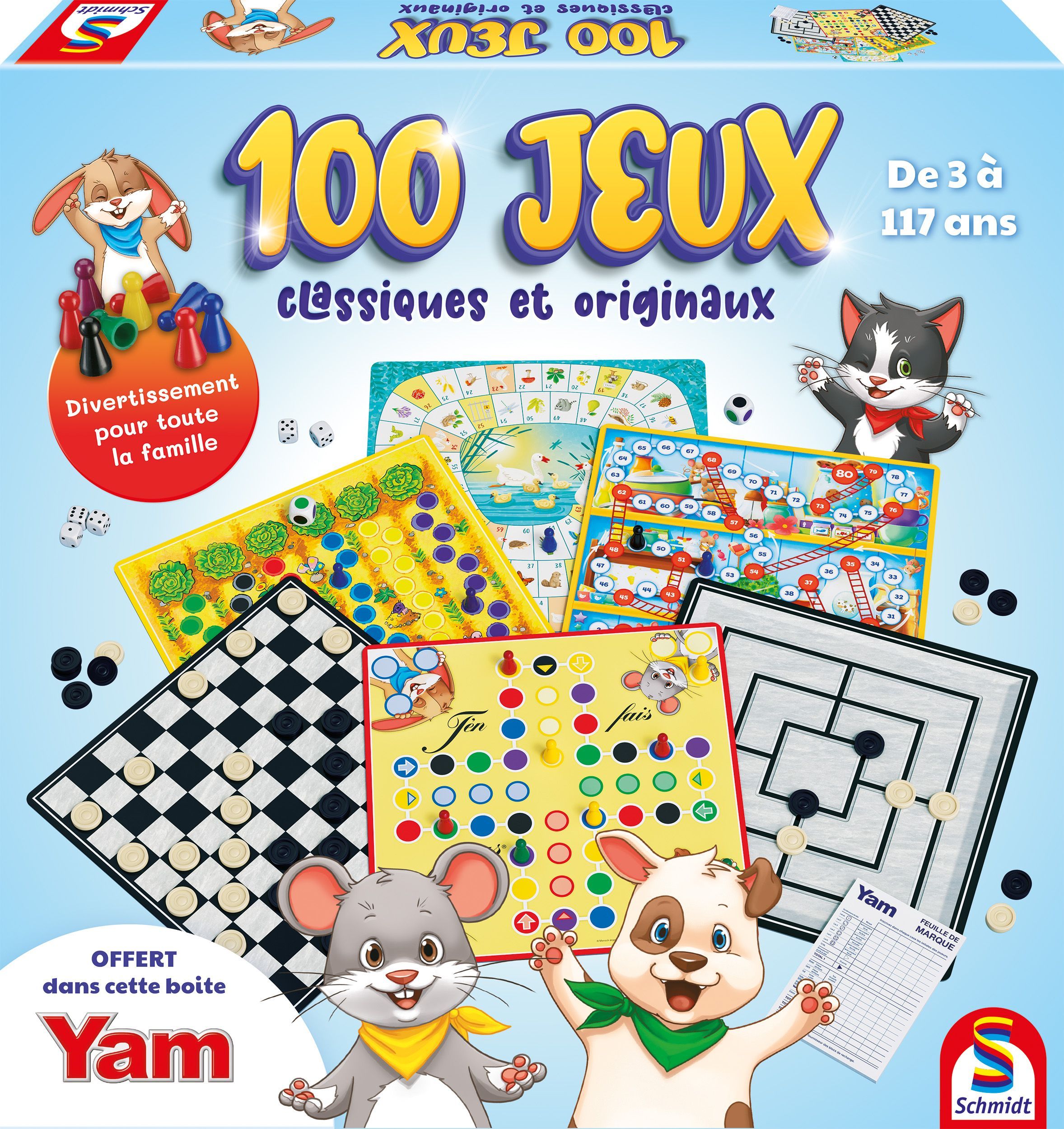 100 Jeux Classiques et Originaux pour Enfants - Schmidt Spiele
