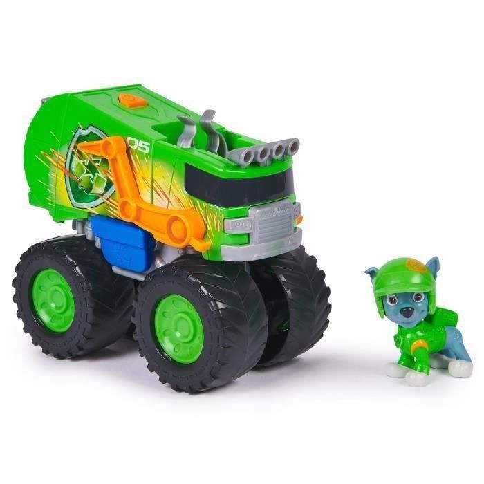 SPIN MASTER VEHICLE + RESCUE WHEELS ROCKY FIGURE Paw Patrol