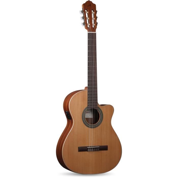 ALMANSA Guitare classique Espagnole 4/4 Cutaway modele 400CTWEZ - Série Estudio