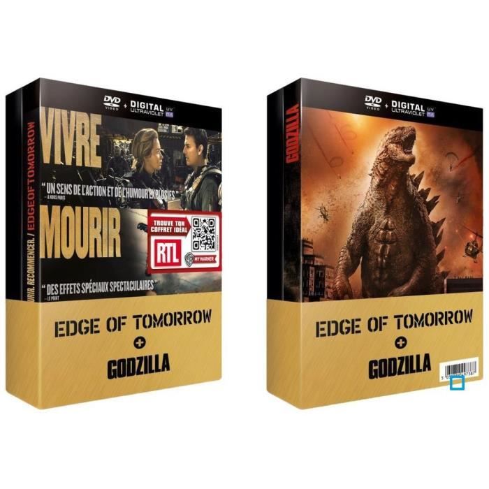 DVD Pack Edge of Tomorrow + Godzilla